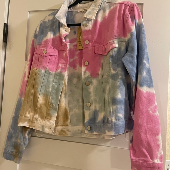 Andree Jackets & Blazers - Andree Tie Dye denim jacket - NWT.